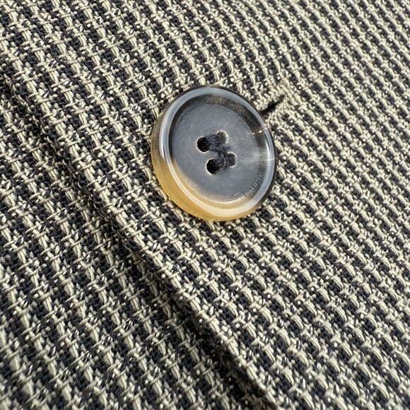 Hugo Boss Hopsack Blazer Wool Tweed Sport Coat Brown Einstein 44R - Picture 5 of 10